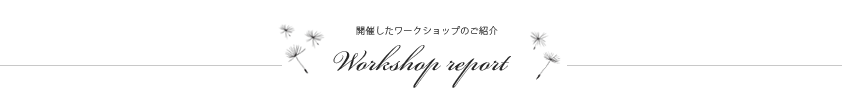 Workshop reportJÂ[NVbv̂Љ